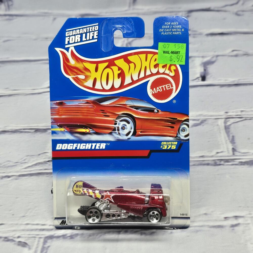 Hot Wheels 1996 First Editions #10 of 12 Models Dogfighter Collector #375 Red
